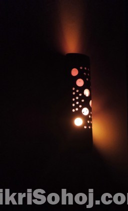 Wooden Desk Light  Bed side Light  Perforated Wooden Light